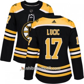 Dame Ishockey Boston Bruins Tröja Milan Lucic 17 Adidas 2017-2018 Svart Authentic